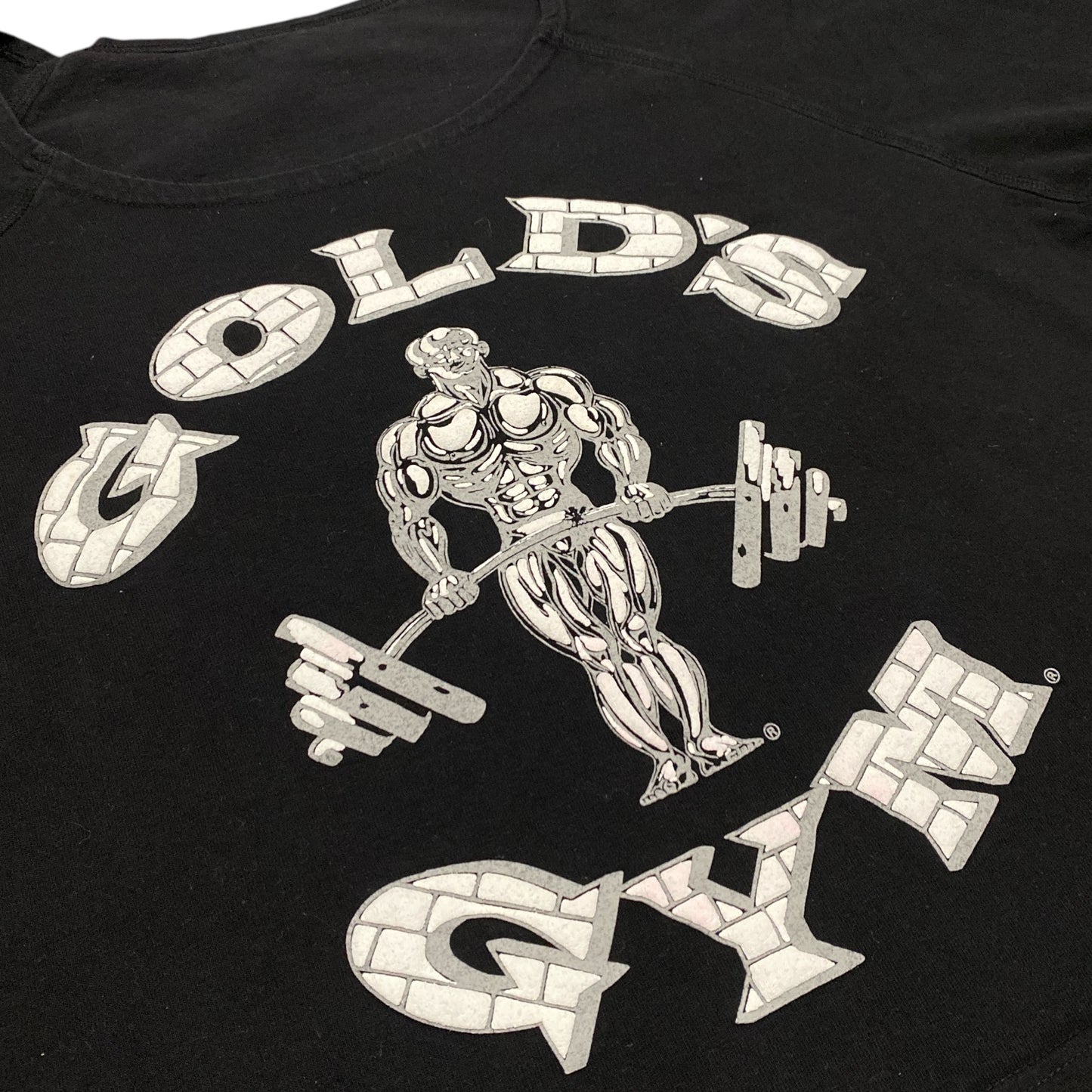 Vintage Golds Gym Brick logo Ragtop